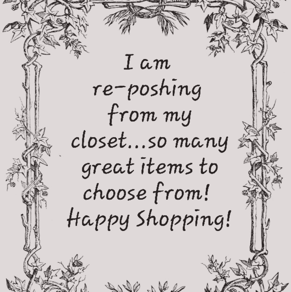 Re-Poshing various items